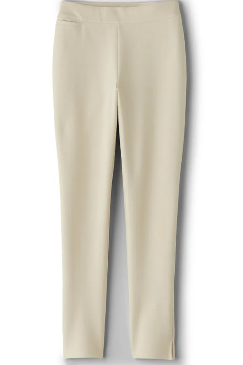 Pantalones Esenciales en Téjido Ponte - Corte Delgado y Cómodo de Entorno Suave