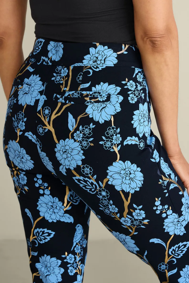 Pantalones Esenciales en Téjido Ponte - Corte Delgado y Cómodo de Entorno Suave