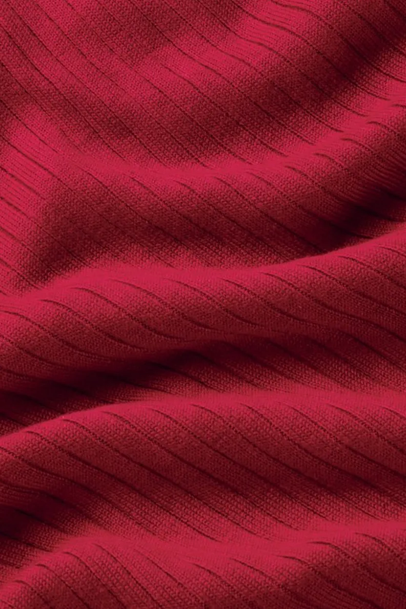 Camiseta Básica Acanalada en Suéteres y Cardigans - Soft Surroundings Colección Esencial