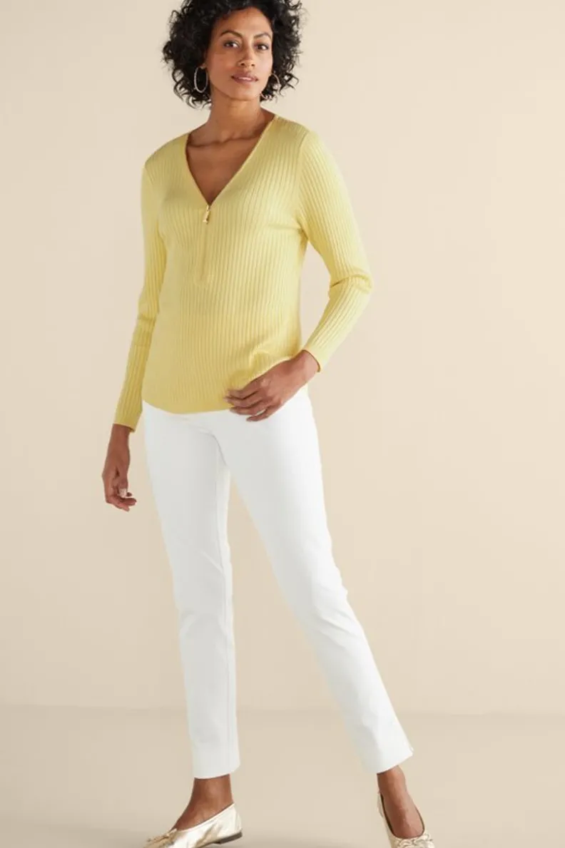 Suéter Valentina Texturizado - Abrigo Esencial en Punto Acanalado para Mujer (Colección Soft Surroundings)
