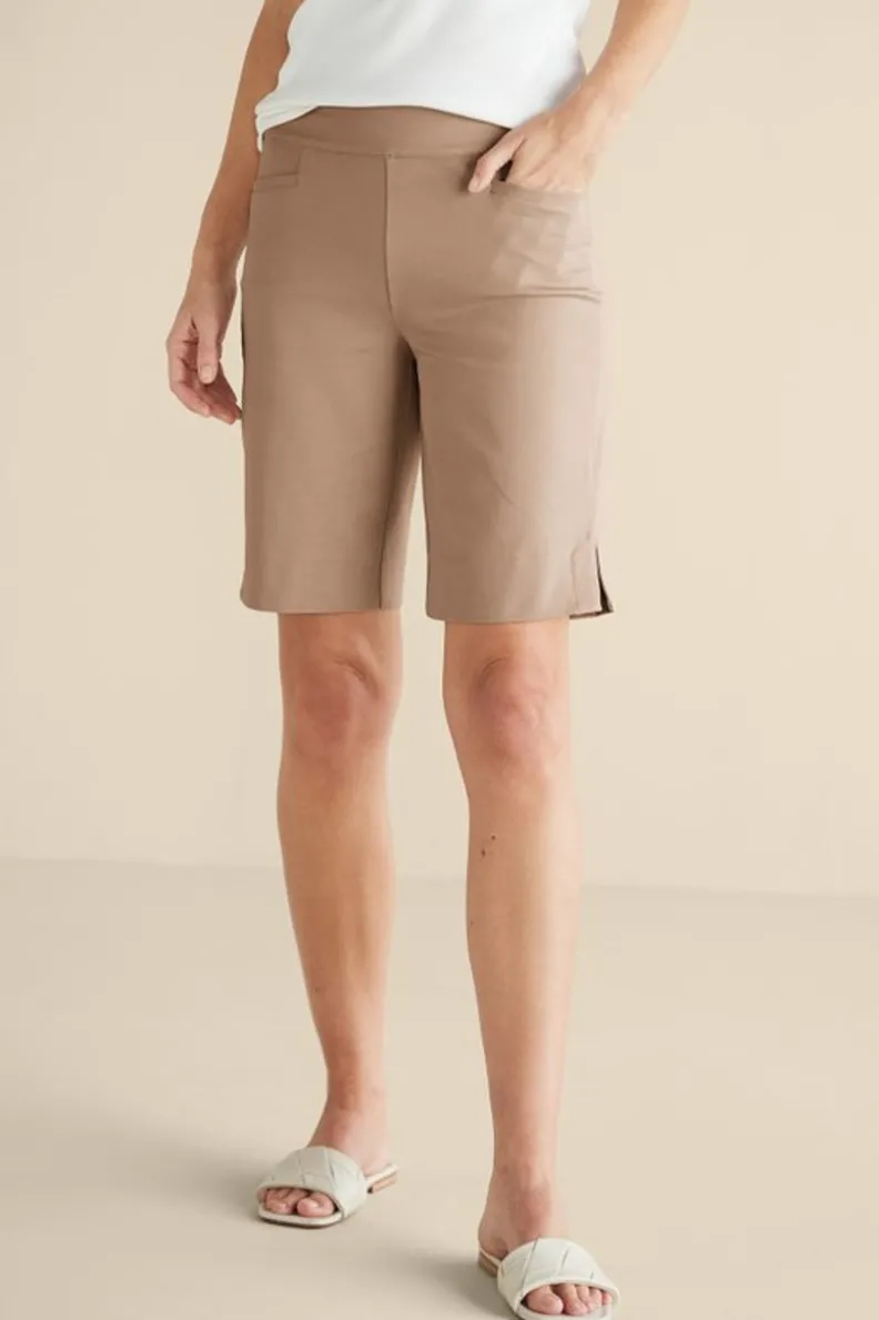 Bermudas Ultra Suaves con Tiro Alto - Comodidad Absoluta para el Día a Día (Colección Soft Surroundings)
