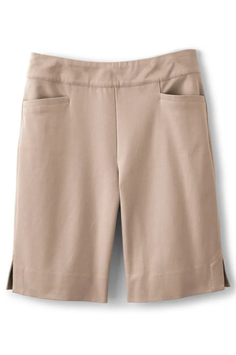 Bermudas Ultra Suaves con Tiro Alto - Comodidad Absoluta para el Día a Día (Colección Soft Surroundings)