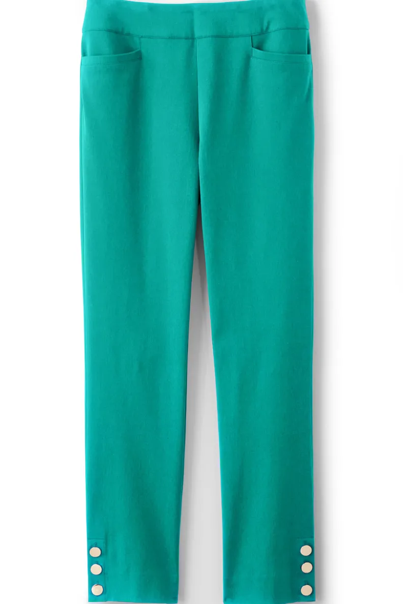 Pantalones Essential de Soft Surroundings: Corte Delgado y Tejido Ultra Suave para una Silueta Estilizada - Modelo Recortado con Ajuste Perfecto que Acompaña Tu Movimiento