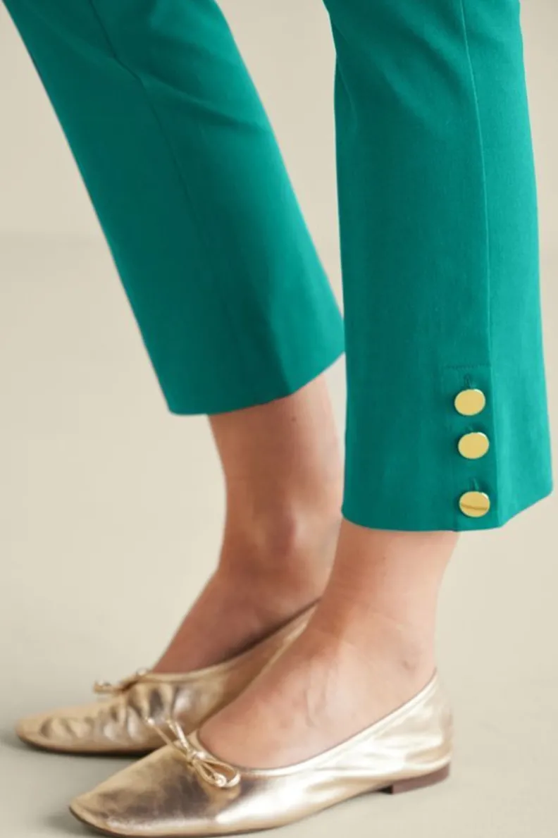 Pantalones Essential de Soft Surroundings: Corte Delgado y Tejido Ultra Suave para una Silueta Estilizada - Modelo Recortado con Ajuste Perfecto que Acompaña Tu Movimiento