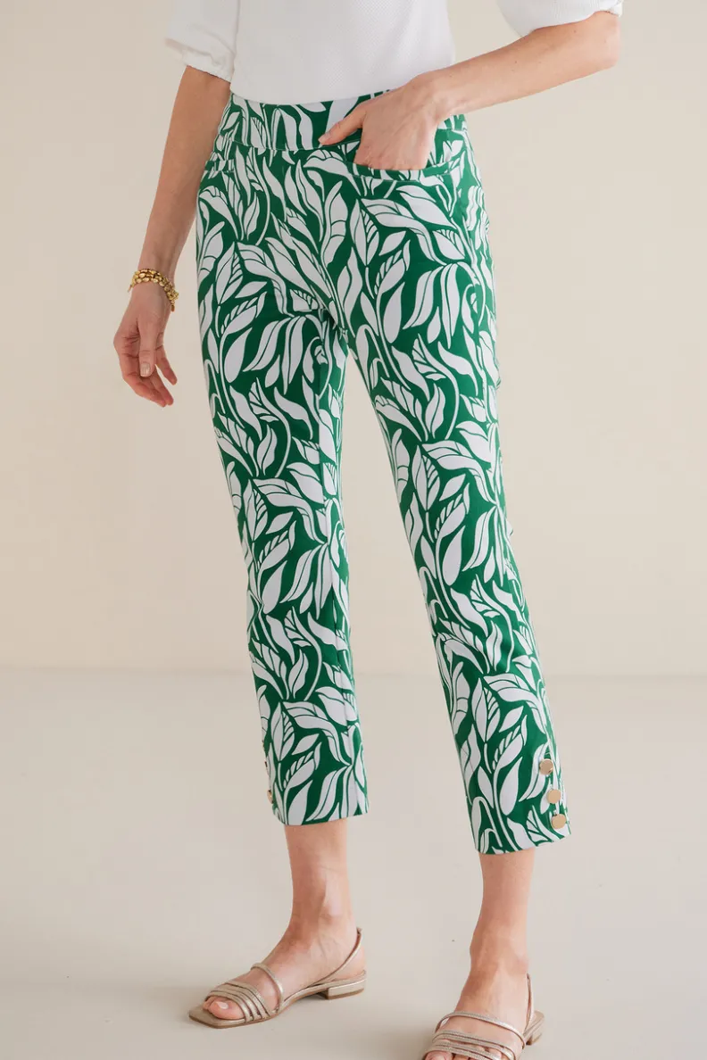 Pantalones Essential de Soft Surroundings: Corte Delgado y Tejido Ultra Suave para una Silueta Estilizada - Modelo Recortado con Ajuste Perfecto que Acompaña Tu Movimiento