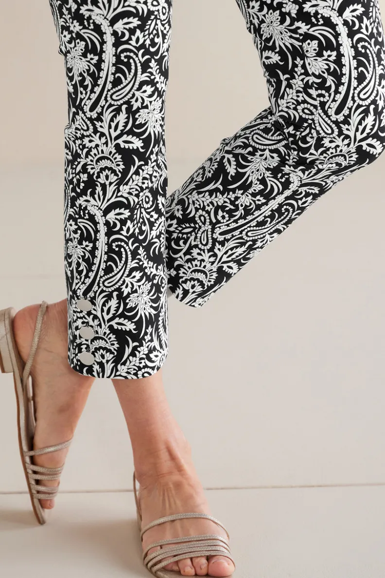 Pantalones Essential de Soft Surroundings: Corte Delgado y Tejido Ultra Suave para una Silueta Estilizada - Modelo Recortado con Ajuste Perfecto que Acompaña Tu Movimiento
