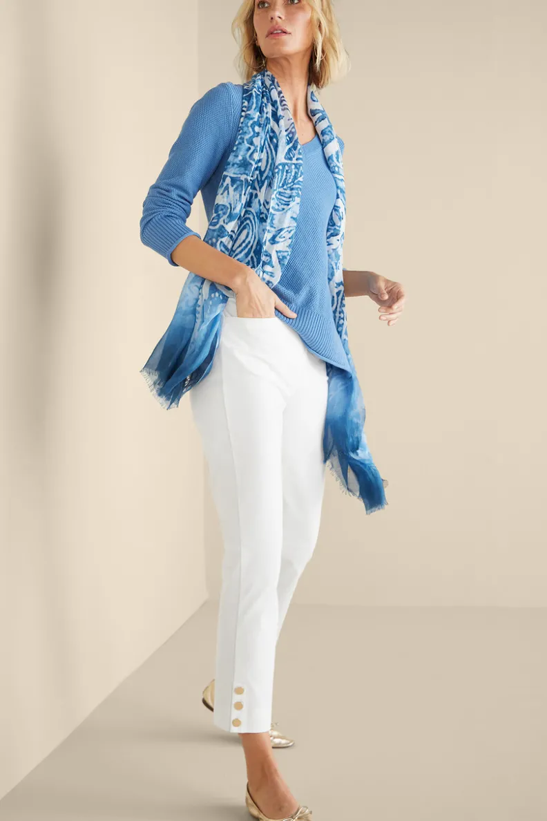Pantalones Essential de Soft Surroundings: Corte Delgado y Tejido Ultra Suave para una Silueta Estilizada - Modelo Recortado con Ajuste Perfecto que Acompaña Tu Movimiento