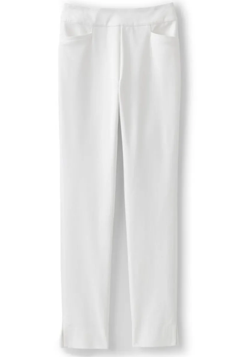 Pantalones esbeltos Soft Surroundings: tejido esencial ultraligero con ajuste cómodo para uso diario