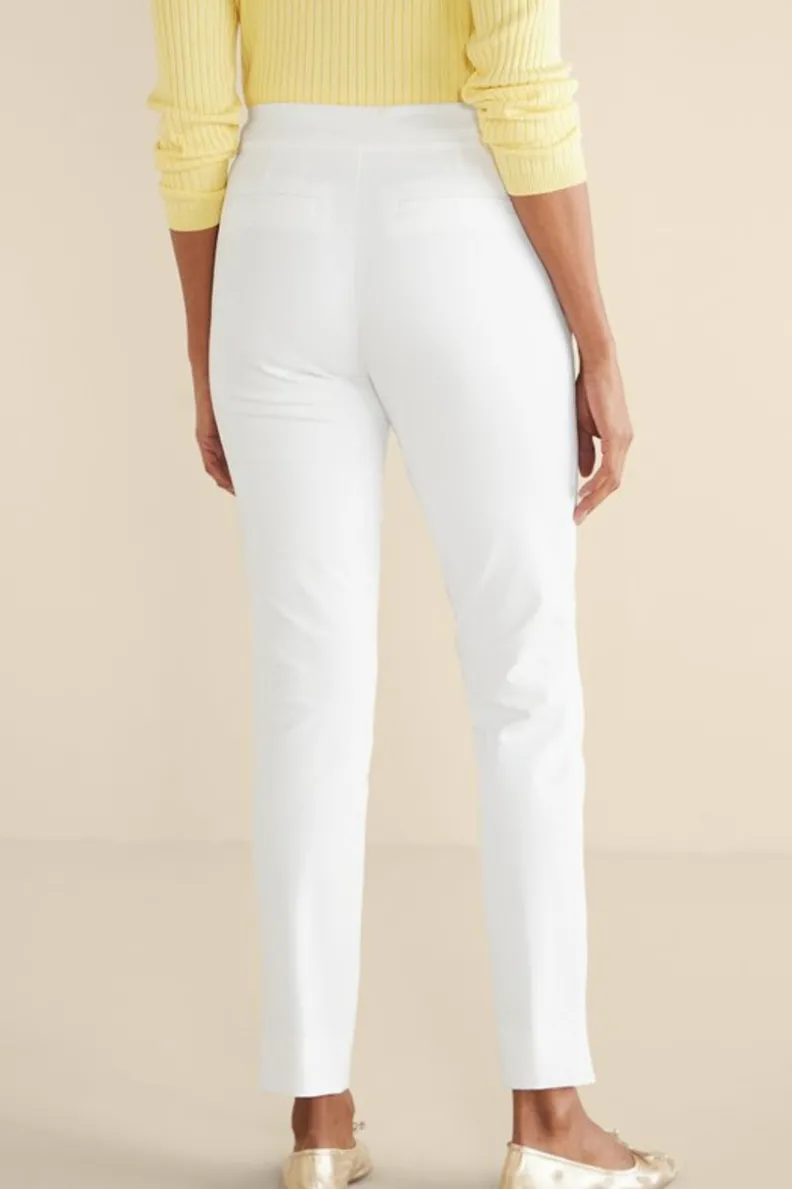 Pantalones esbeltos Soft Surroundings: tejido esencial ultraligero con ajuste cómodo para uso diario