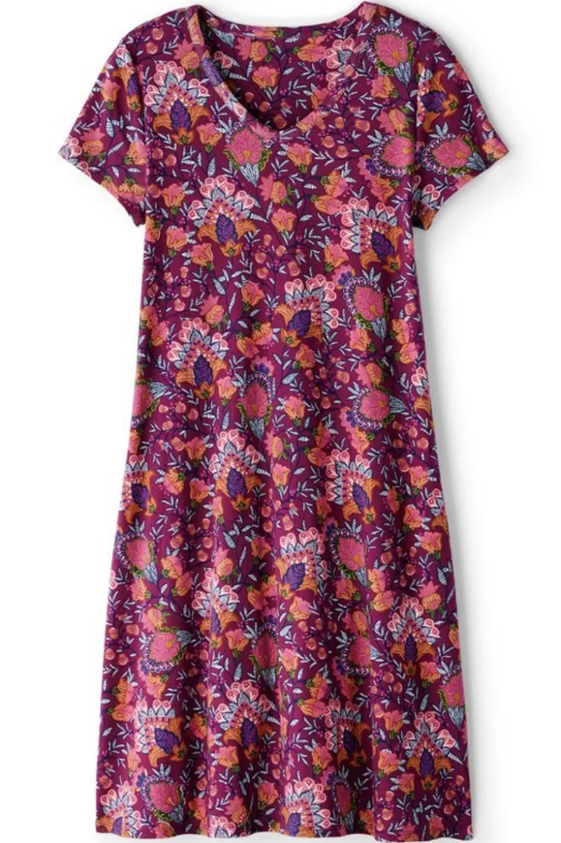Vestido Casual de Algodón Supima - Comodidad Esencial con Toque Elegante by Soft Surroundings