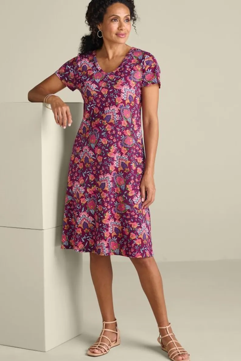 Vestido Casual de Algodón Supima - Comodidad Esencial con Toque Elegante by Soft Surroundings