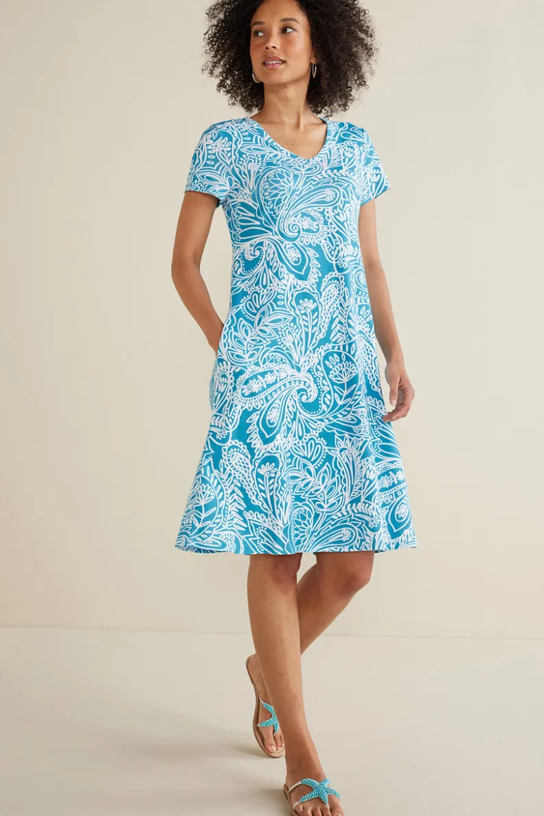 Vestido Casual de Algodón Supima - Comodidad Esencial con Toque Elegante by Soft Surroundings