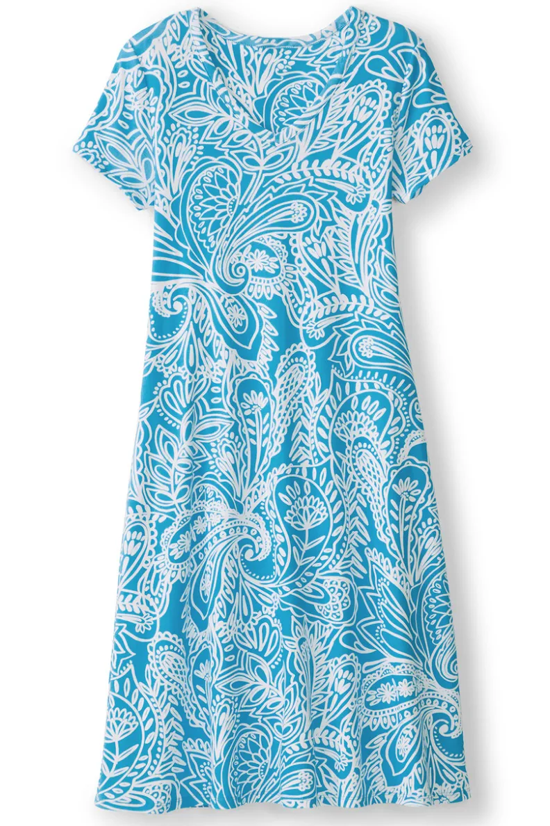 Vestido Casual de Algodón Supima - Comodidad Esencial con Toque Elegante by Soft Surroundings