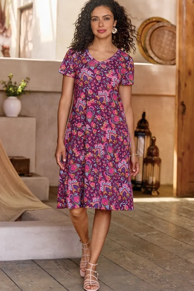Vestido Casual de Algodón Supima - Comodidad Esencial con Toque Elegante by Soft Surroundings