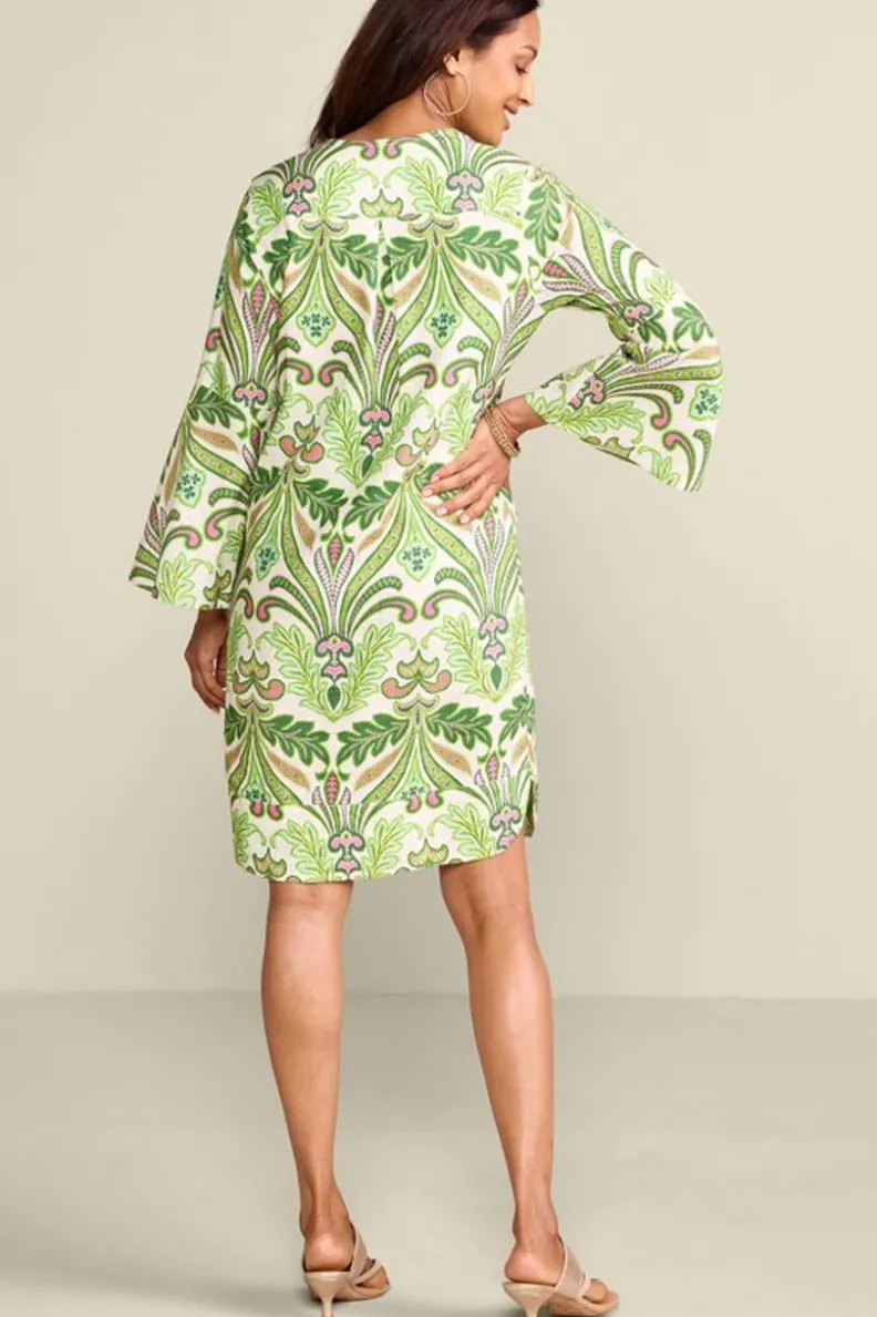 Vestido Soleil de Soft Surroundings - Tejido transpirable con mezcla de lino para look veraniego