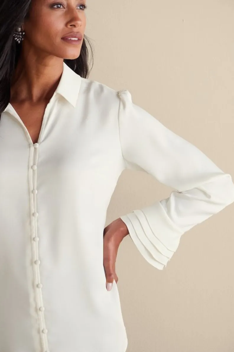 Blusa Versátil con Aire Sedoso - Elegancia Cotidiana en Diseño Exclusivo