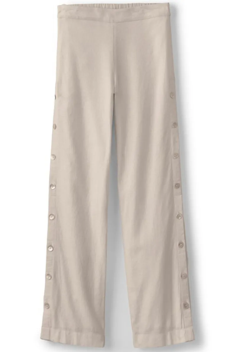 Pantalón veraniego de corte holgado en tejido transpirable de lino - Colección Sonoma by Soft Surroundings