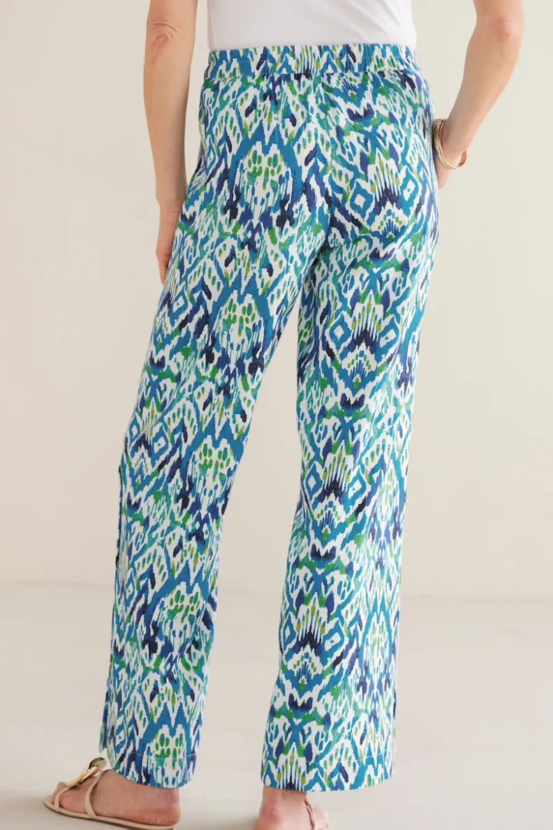 Pantalón veraniego de corte holgado en tejido transpirable de lino - Colección Sonoma by Soft Surroundings