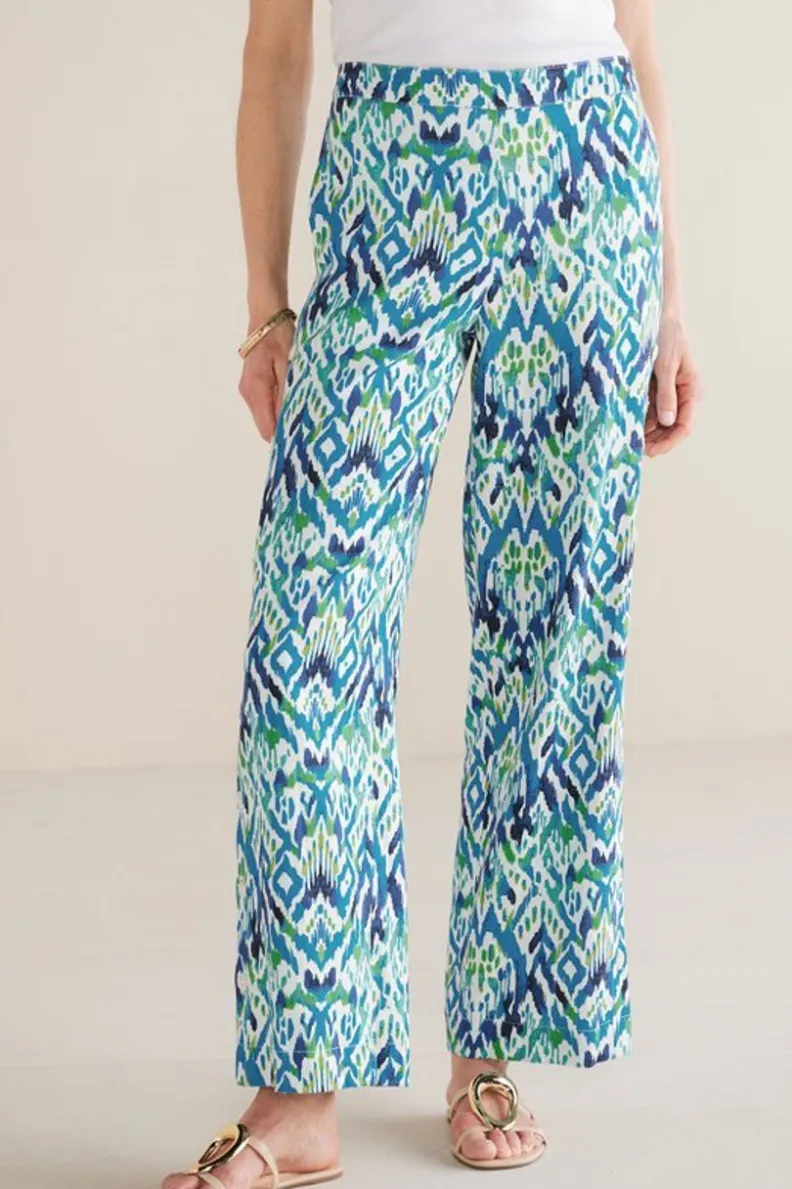Pantalón veraniego de corte holgado en tejido transpirable de lino - Colección Sonoma by Soft Surroundings