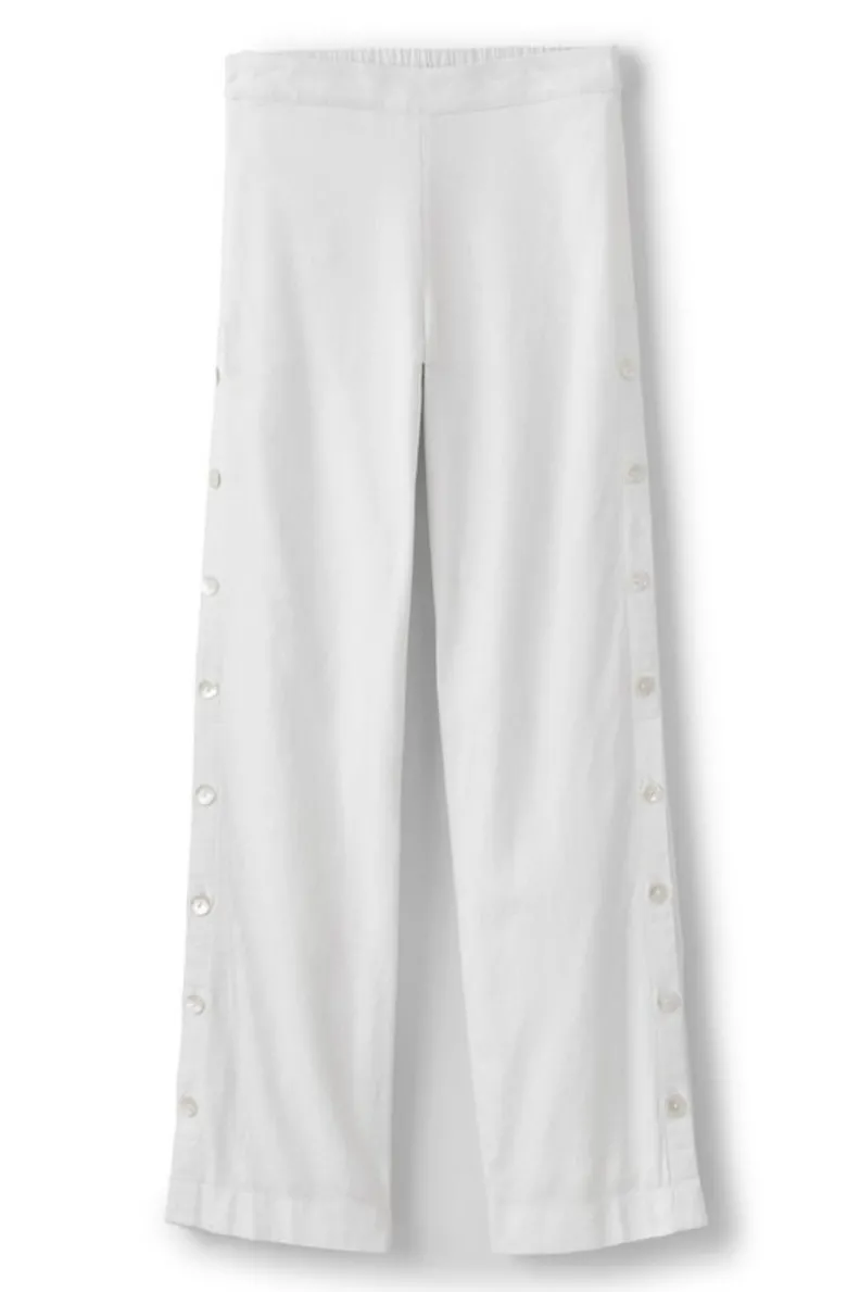 Pantalón veraniego de corte holgado en tejido transpirable de lino - Colección Sonoma by Soft Surroundings