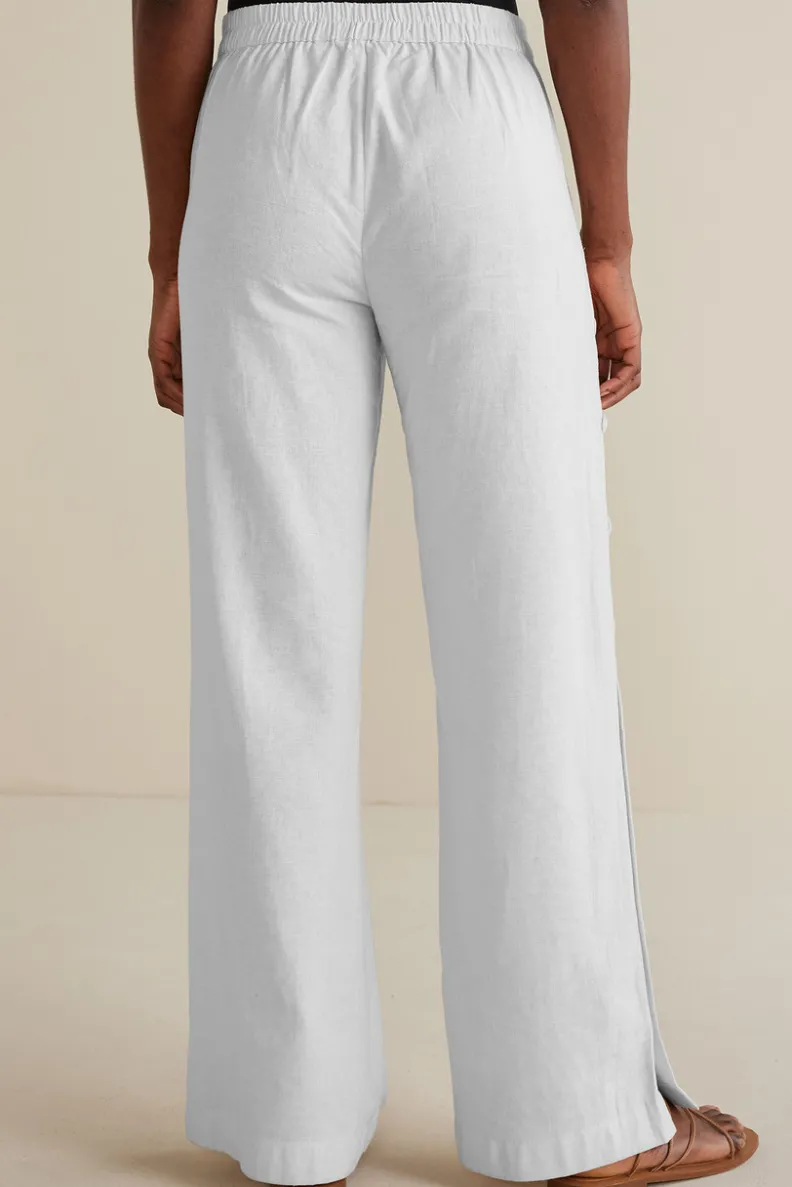Pantalón veraniego de corte holgado en tejido transpirable de lino - Colección Sonoma by Soft Surroundings