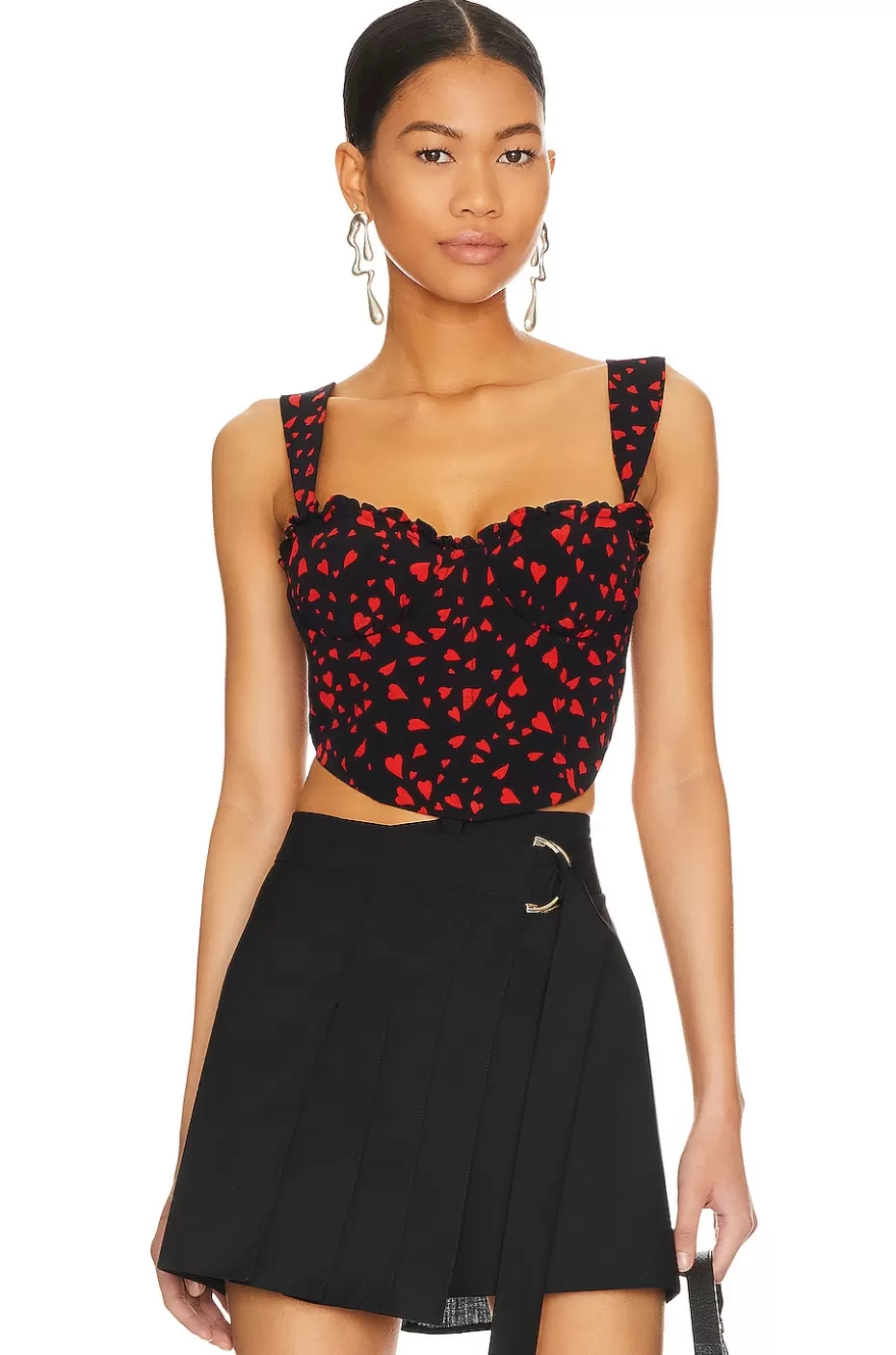 Amantes & Amigos - Top Stacy de Encaje con Detalle de Lazo - Diseño Exclusivo de Moda Casual