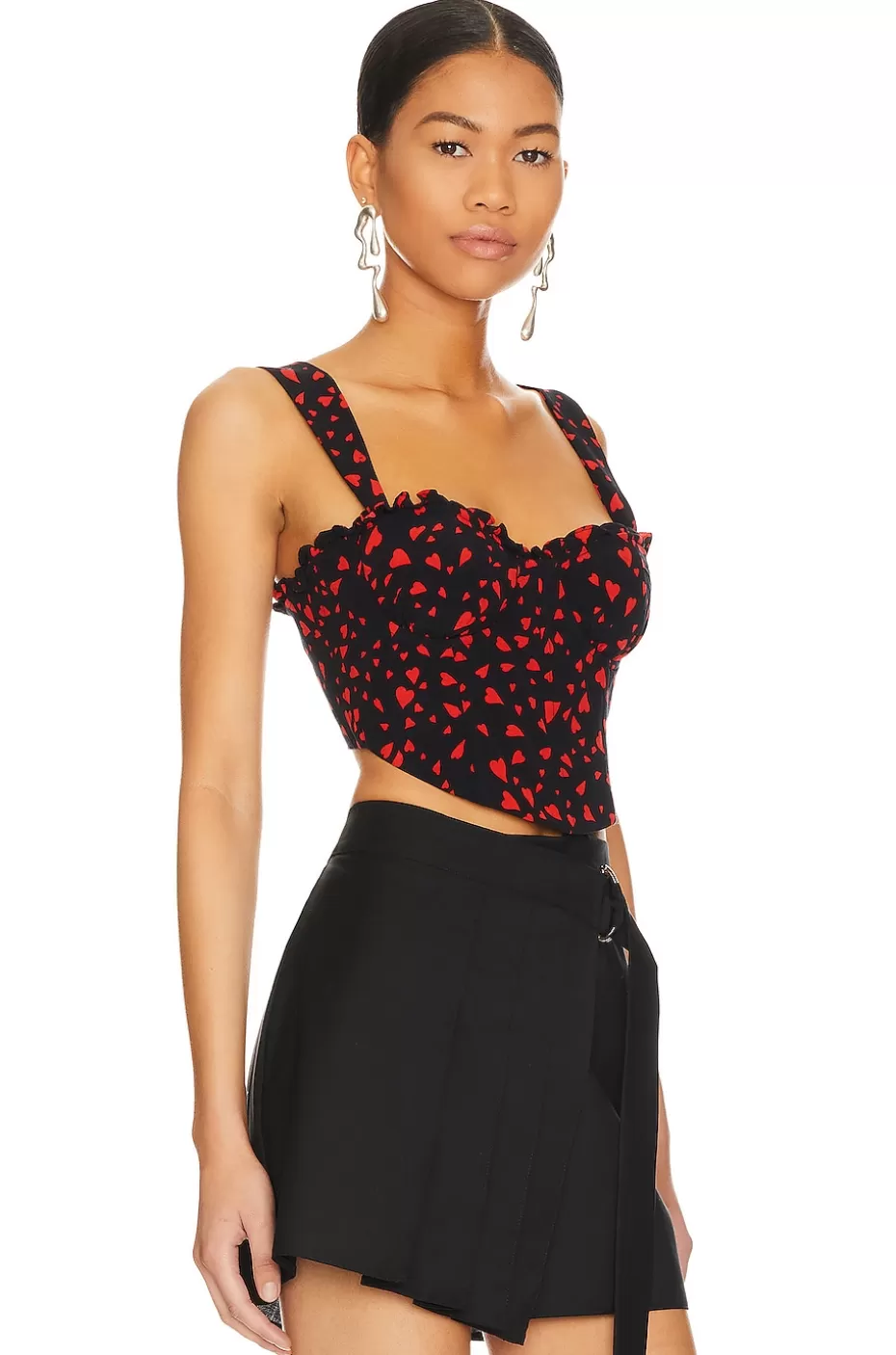 Amantes & Amigos - Top Stacy de Encaje con Detalle de Lazo - Diseño Exclusivo de Moda Casual