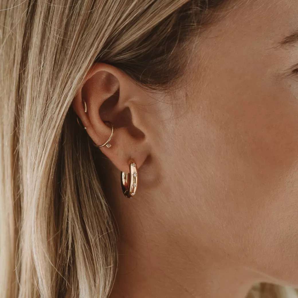 Pendientes Nocturnos con Brillo Estelar | Colección Exclusiva Atolea Joyería