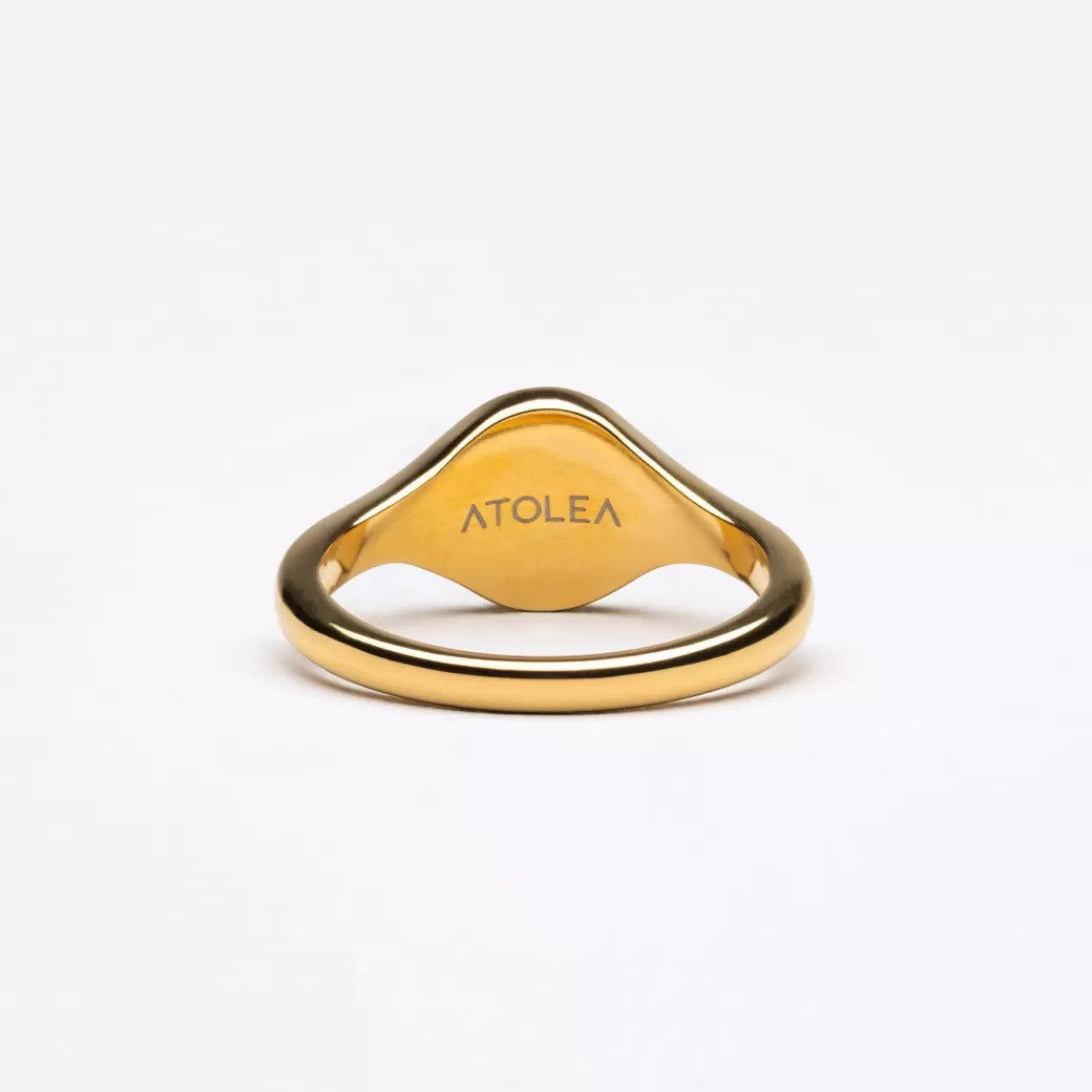 Exclusivo Anillo Sello Solar en Oro - ¡Últimas Unidades! Joyería Atolea