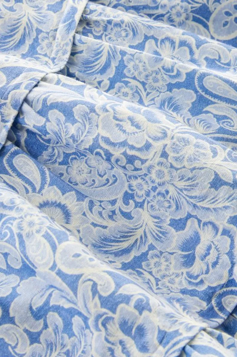 Falda Talisa de Soft Surroundings - Tejido en lino y viscosa, corte midi cómodo con detalles de costura premium. Disponible en tonos neutros para looks casual-elegantes.