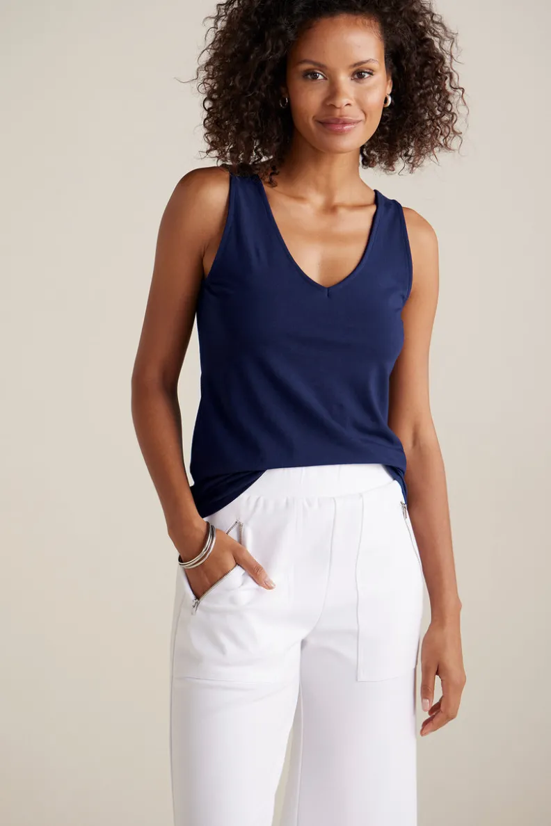 Camiseta Multiusos para Noches Cálidas - Conjuntos Cómodos de Dormir y Hogar Colección Soft Surroundings 

(，，