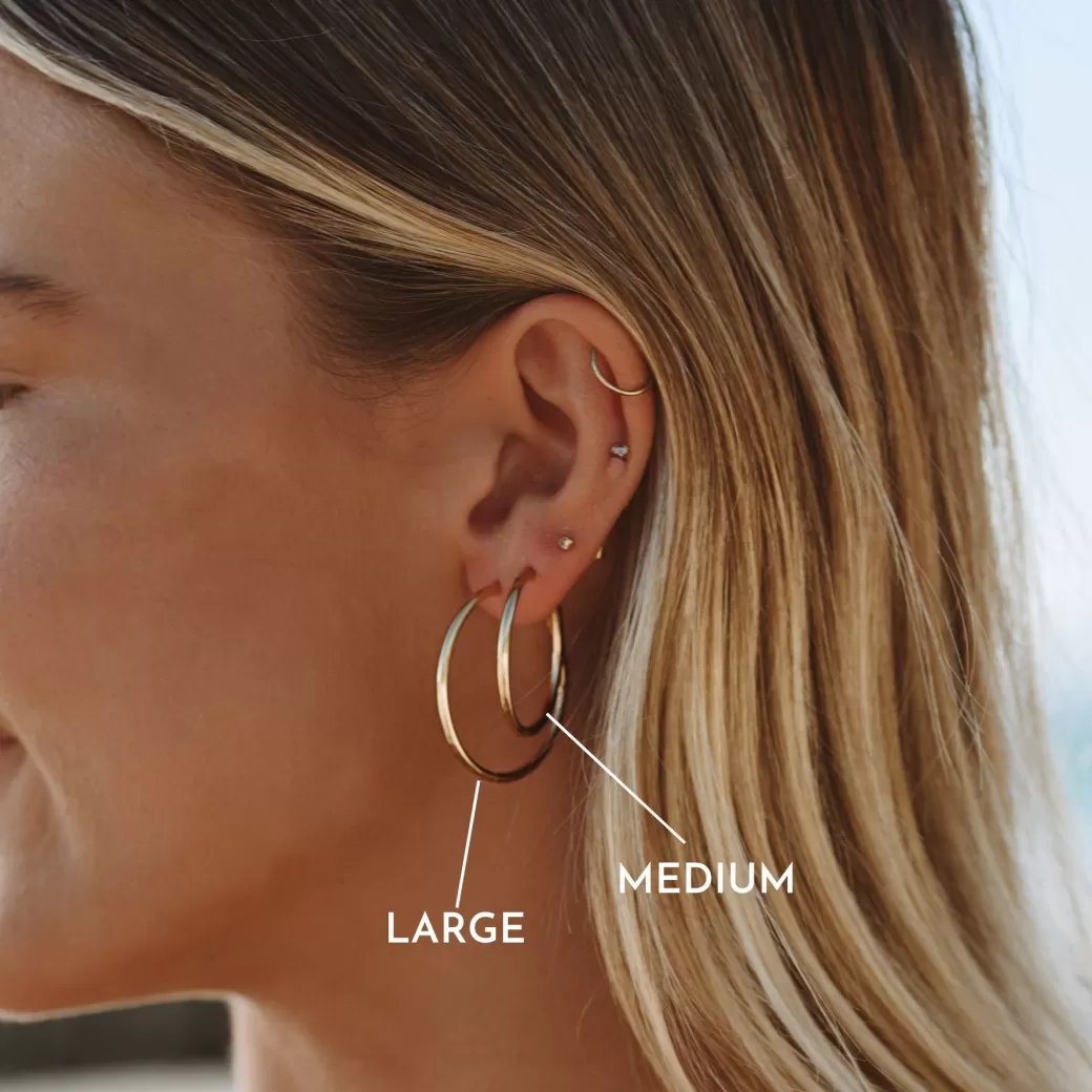 Aros Ultradelgados Atolea - Joyería en Línea con Estilo Minimalista