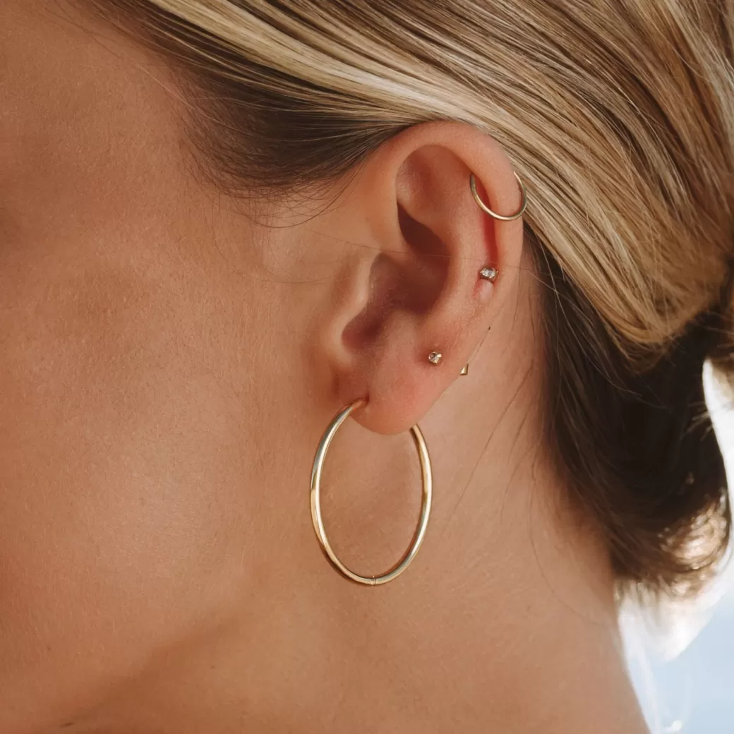 Aros Ultradelgados Atolea - Joyería en Línea con Estilo Minimalista