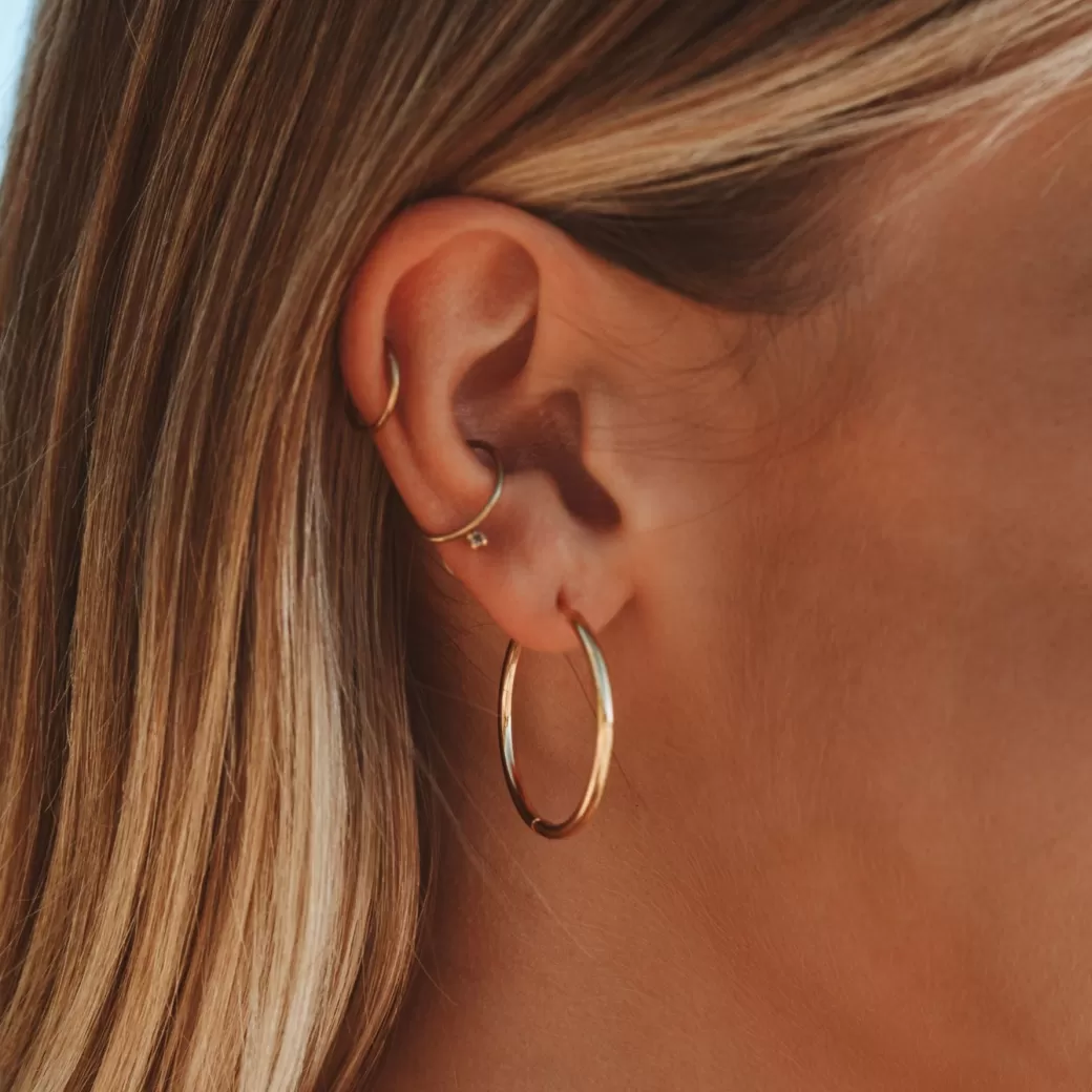 Aros Ultradelgados Atolea - Joyería en Línea con Estilo Minimalista