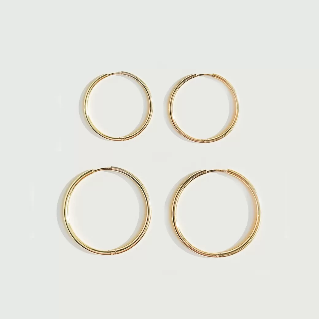 Aros Ultradelgados Atolea - Joyería en Línea con Estilo Minimalista