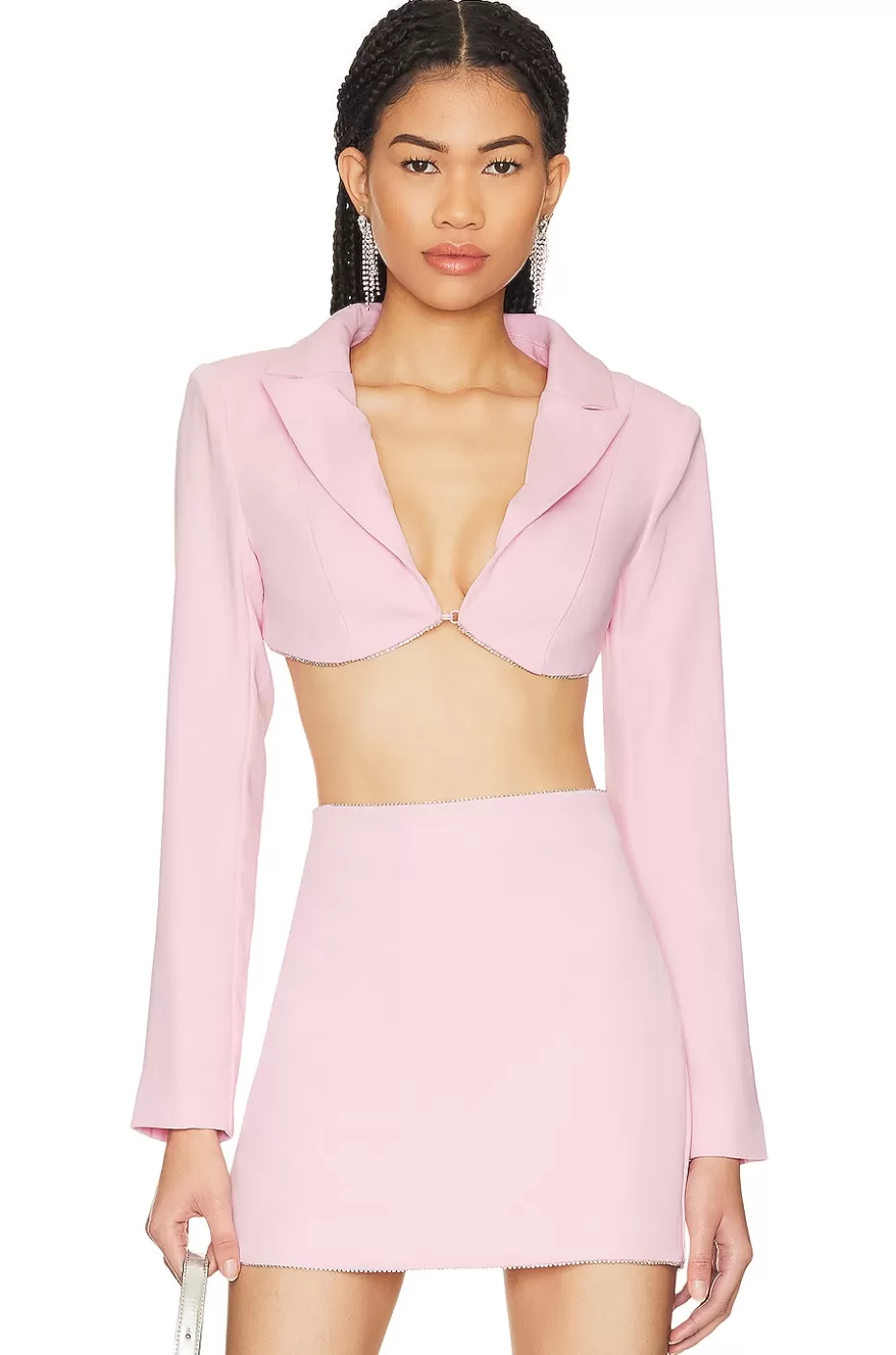 Chaqueta Tia con bordados elegantes - Diseño corto moderno de Lovers + Friends ¡Descubre la tendencia!