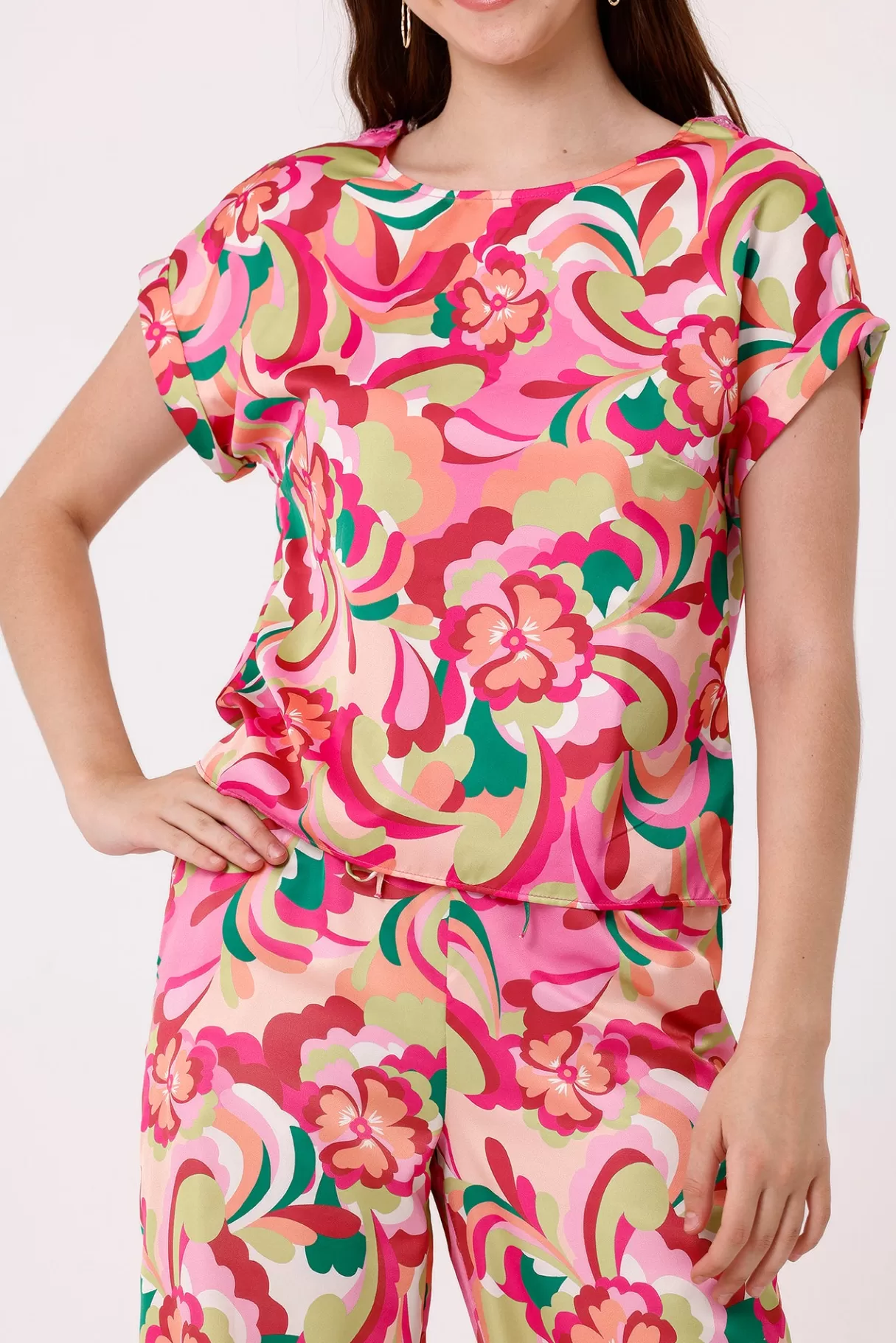 NAF NAF Tops & T-shirts^Top Seventies Imprime