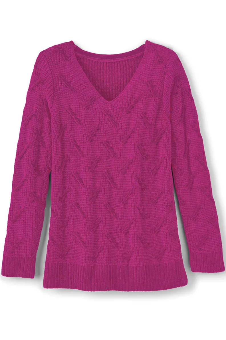 Suéteres de Invierno - Trina Chenille Ultra Suave para Mujer | Abrigos Cálidos con Tejido Premium | Colección Soft Surroundings