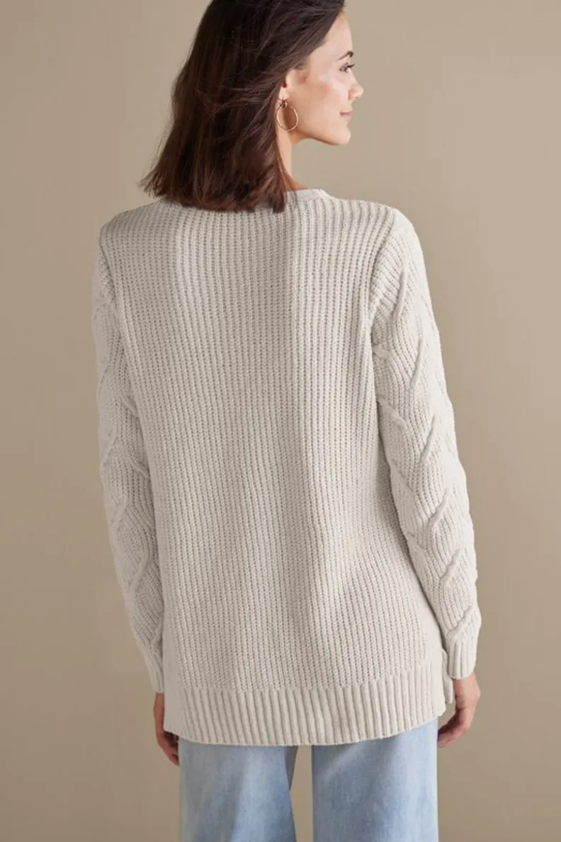 Suéteres de Invierno - Trina Chenille Ultra Suave para Mujer | Abrigos Cálidos con Tejido Premium | Colección Soft Surroundings