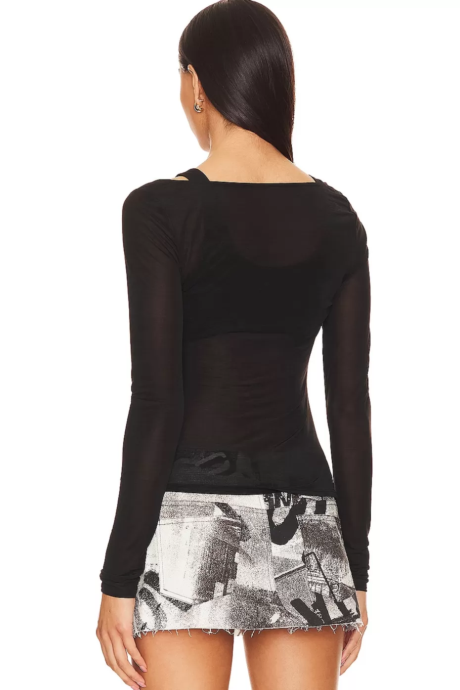 Blusa Ula Transparente para Eventos Nocturnos - Amantes & Amigos | Moda Verano con Detalle de Encaje