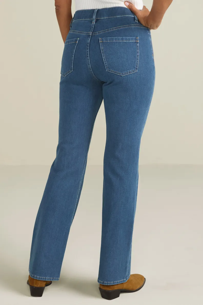 Jeans Soft Surroundings: Corte Botero con Tejido Suave Premium y Diseño Sin Cierre para una Comodidad Perfecta