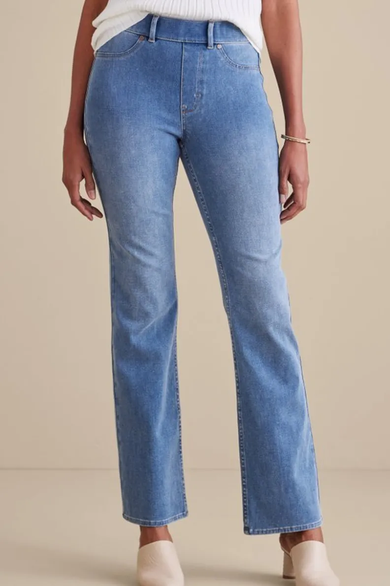 Jeans Soft Surroundings: Corte Botero con Tejido Suave Premium y Diseño Sin Cierre para una Comodidad Perfecta