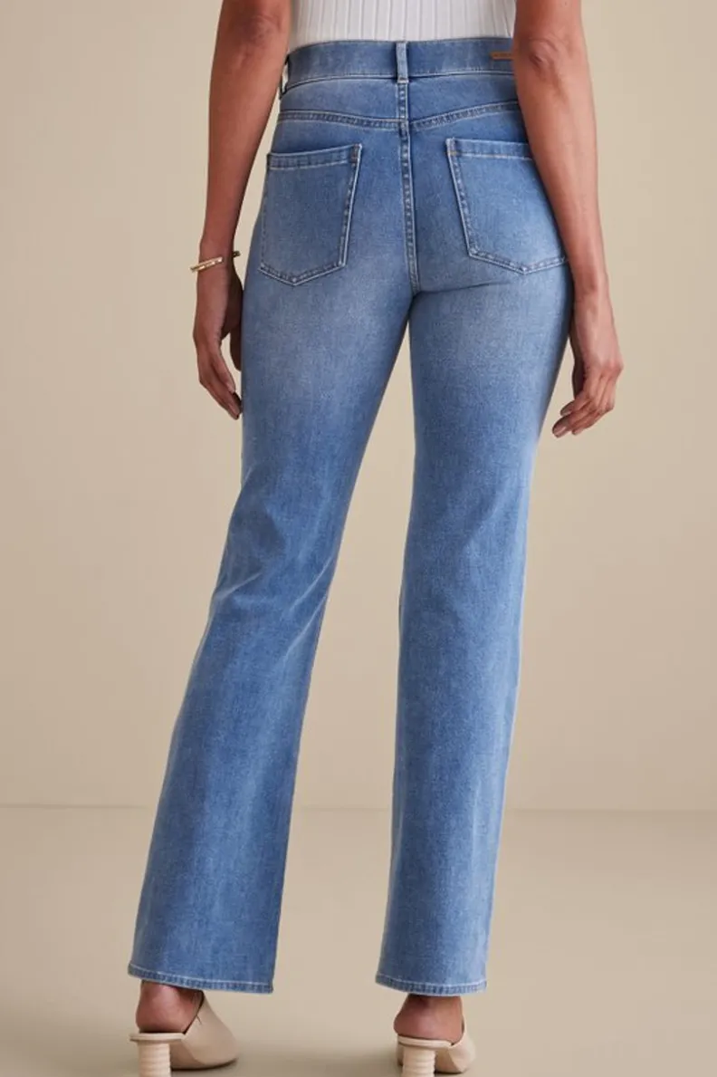 Jeans Soft Surroundings: Corte Botero con Tejido Suave Premium y Diseño Sin Cierre para una Comodidad Perfecta
