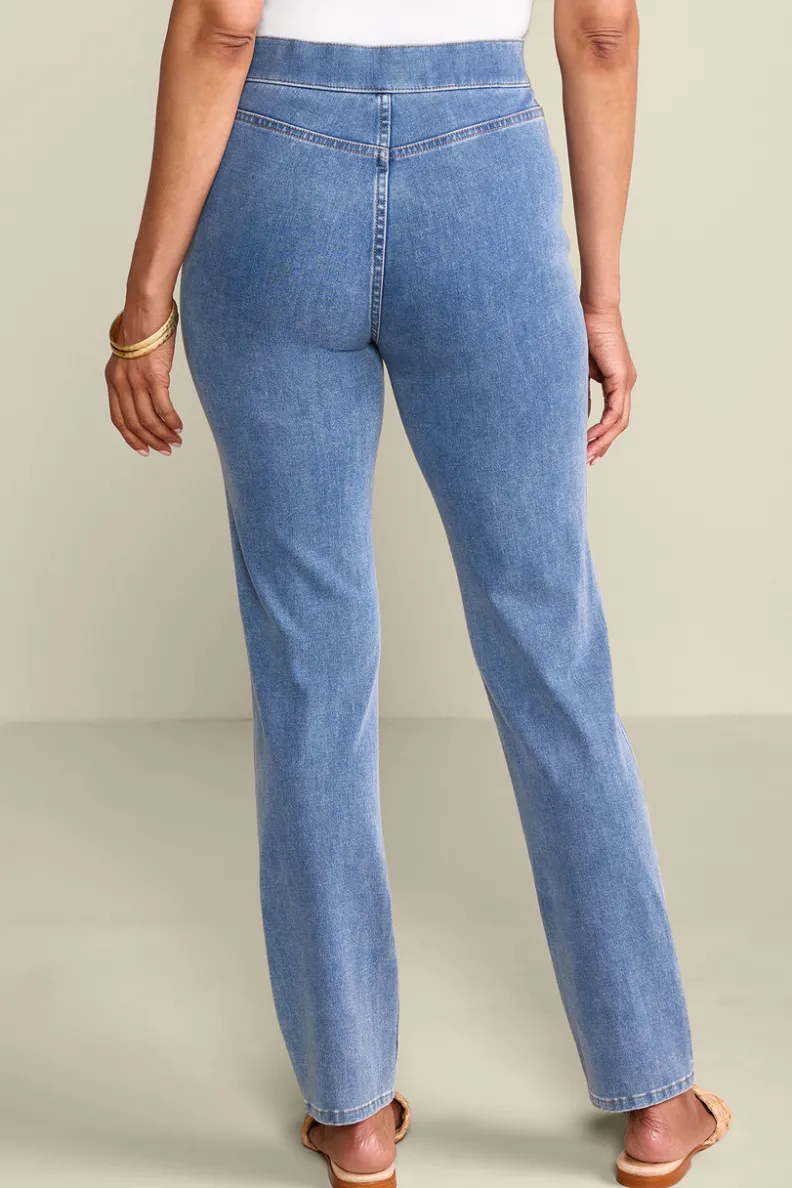 Vaqueros Entorno Suave - Denim Elástico Premium con Cierre Fácil y Corte Delgado Ultra Cómodo