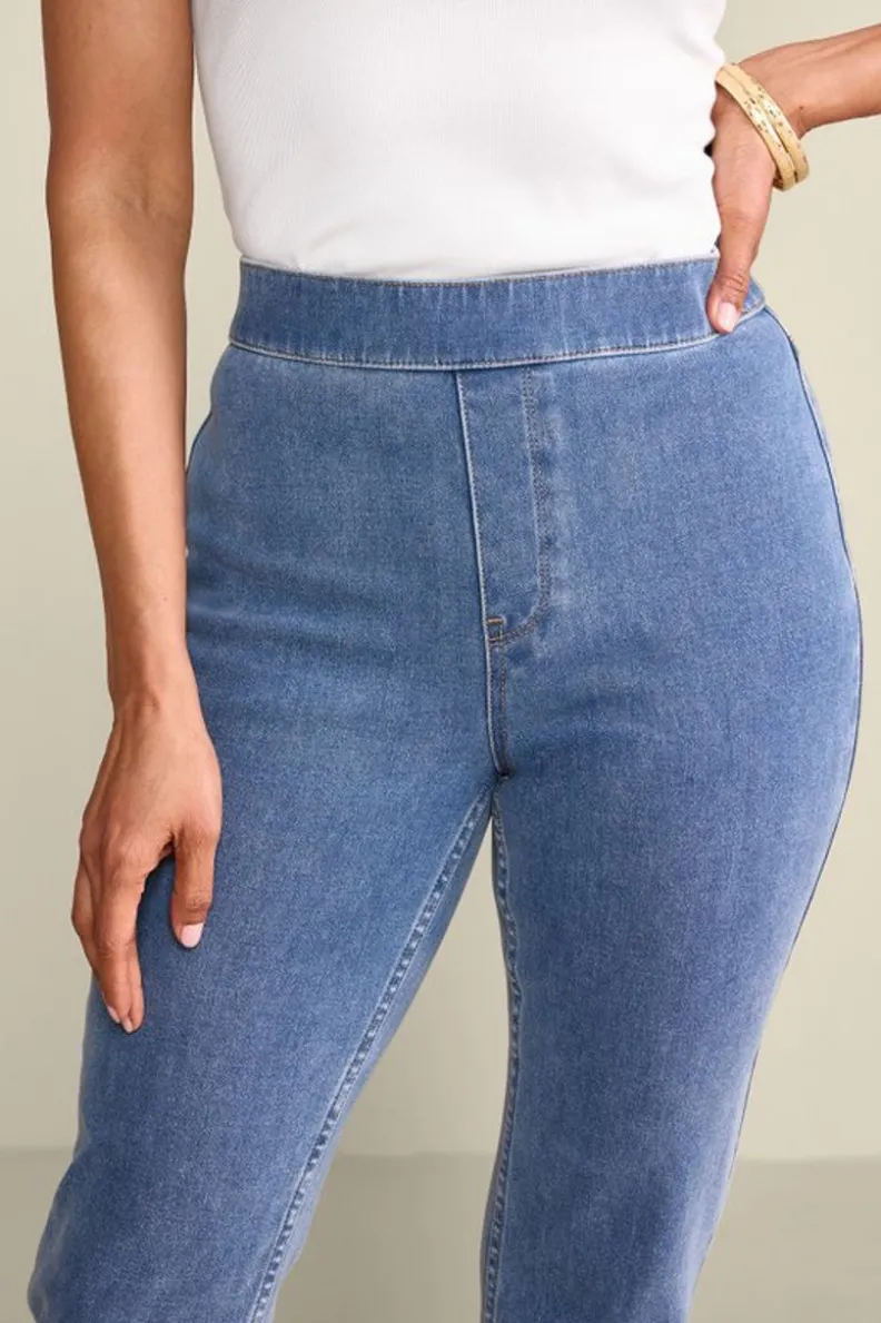 Vaqueros Entorno Suave - Denim Elástico Premium con Cierre Fácil y Corte Delgado Ultra Cómodo