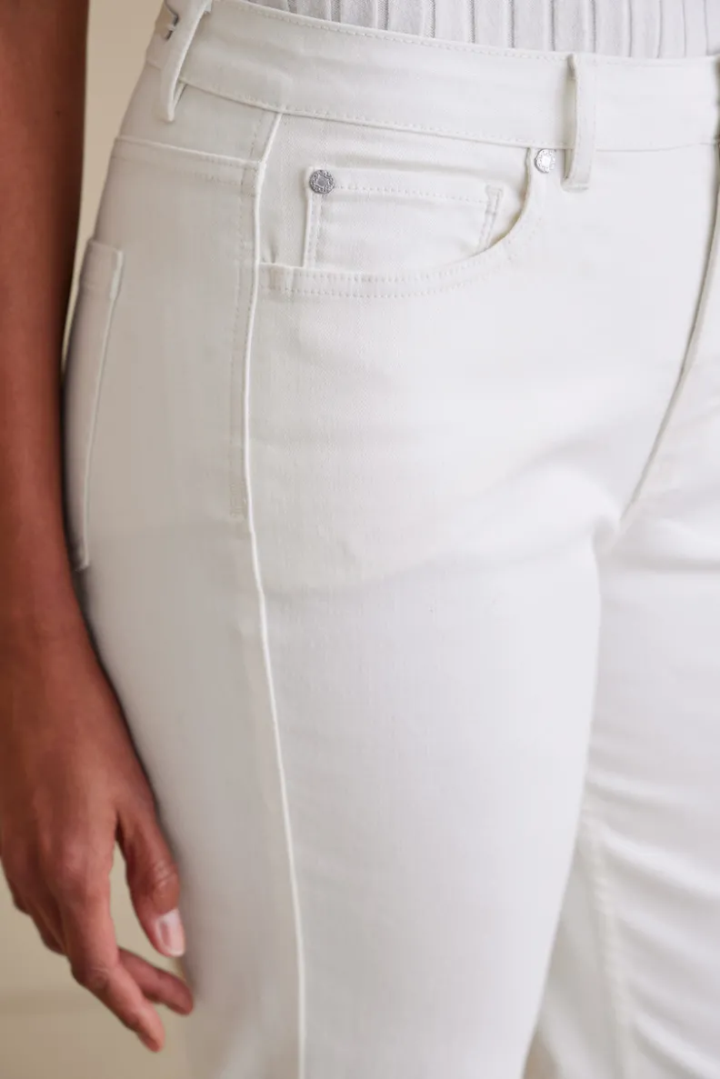 Jeans Soft Surroundings: Vaqueros Rectos en Denim Ultraconfort - Estilo Clásico que Acompaña Tu Movimiento