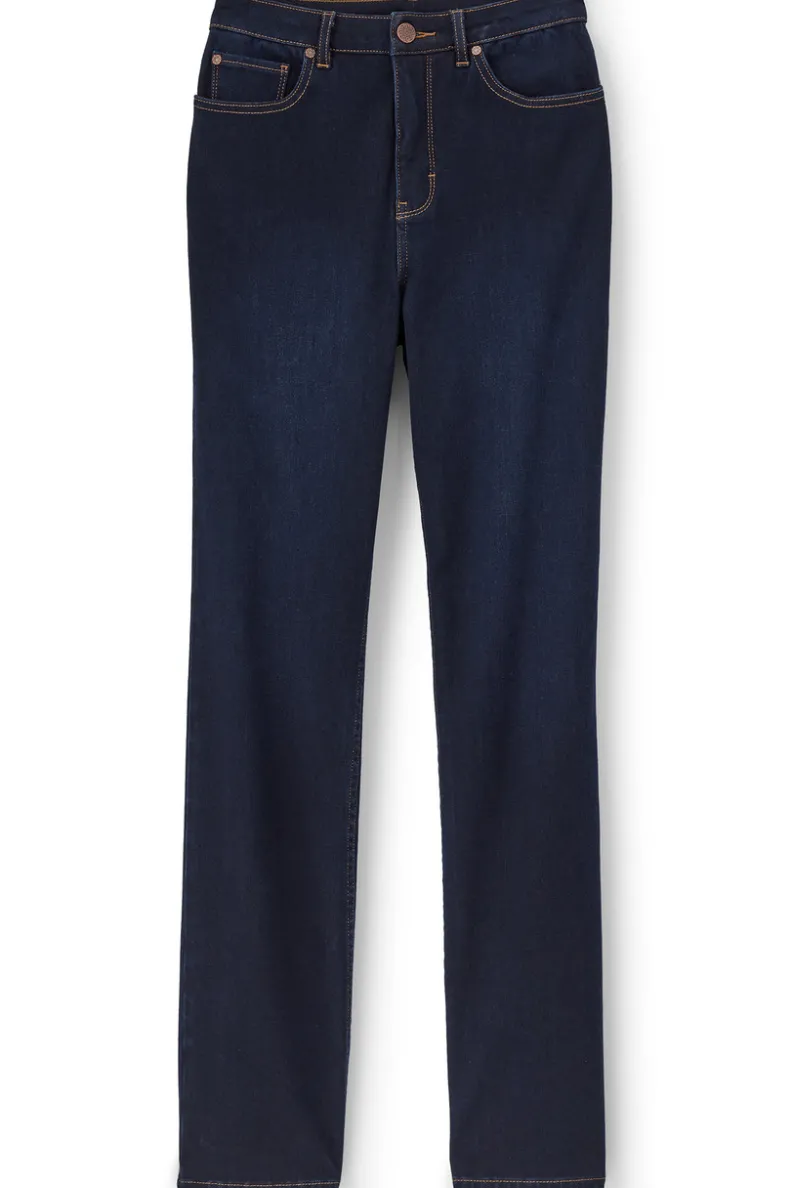 Jeans Soft Surroundings: Vaqueros Rectos en Denim Ultraconfort - Estilo Clásico que Acompaña Tu Movimiento