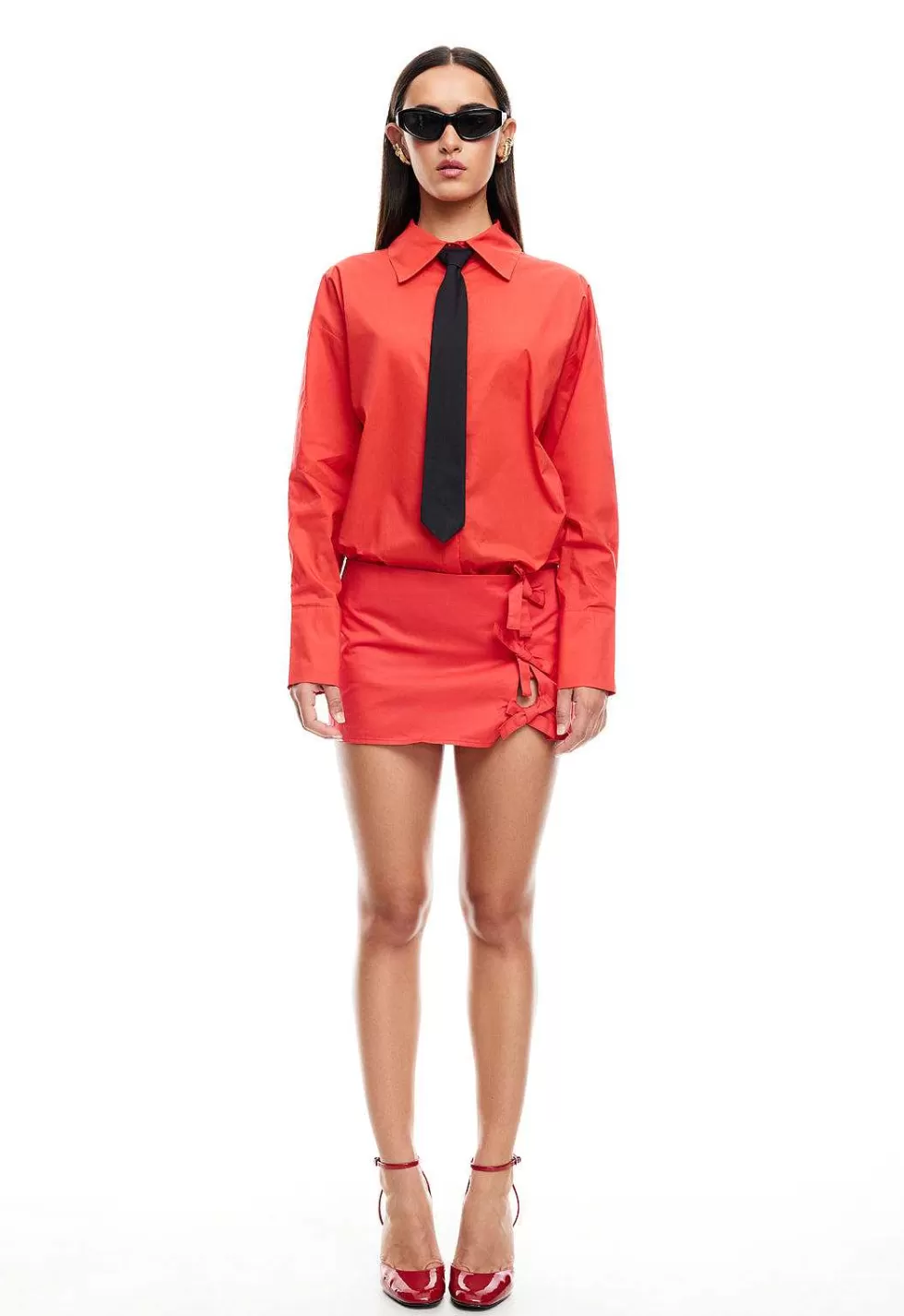 Camisa Valentino con lazo estampado leona - diseño exclusivo y precio económico