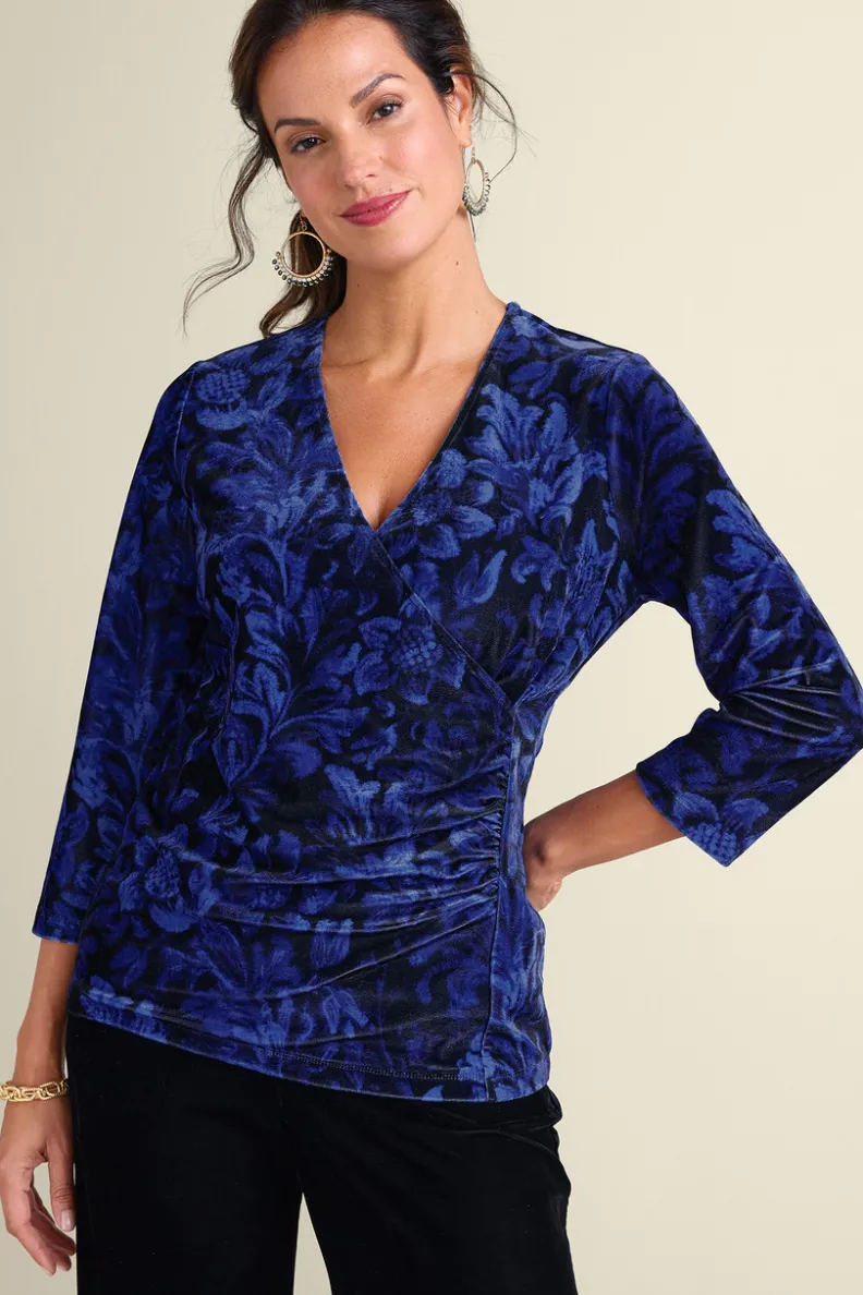 Jersey Alyssa en Terciopelo Suave - Diseño Cálido con Detalles de Punto Elegante
