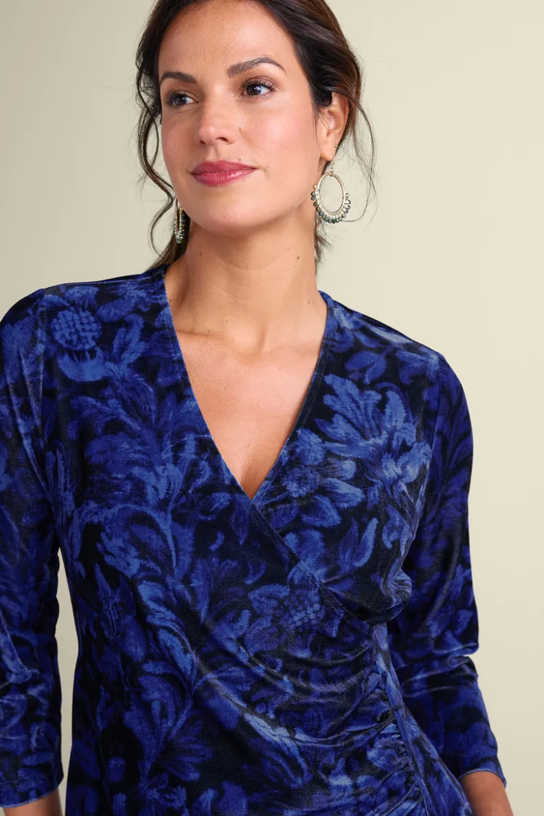 Jersey Alyssa en Terciopelo Suave - Diseño Cálido con Detalles de Punto Elegante